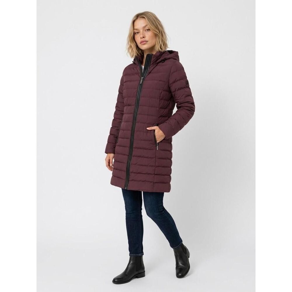 Michael-kors Women's Burgundy and Black Jacket
